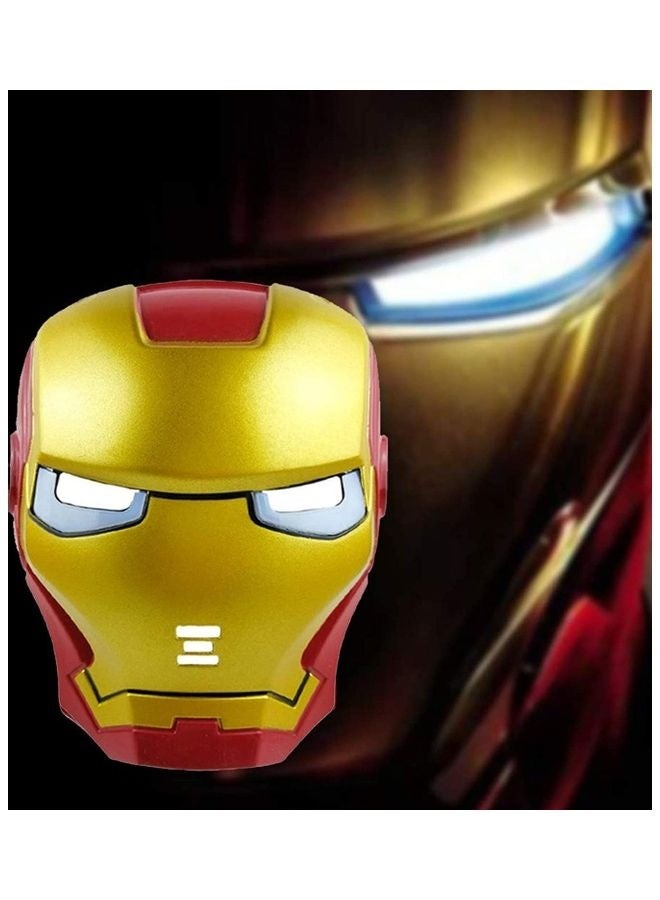Double Sided Iron Man Costume Cape And Mask Set - Image 2