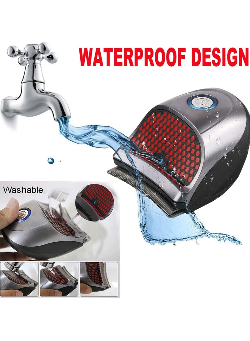 SYOSI Shortcut Hair Clippers Self-Haircut Kit for Men - Cordless Electric Trimmer with 9 Combs - USB Rechargeable Professional Hair Cutting Machine - Image 3