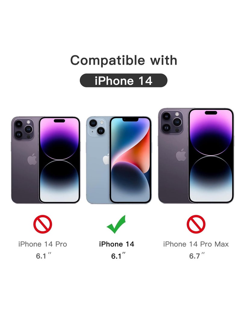 Raxoom "2-Pack Tempered Glass Screen Protector for iPhone 14/13/13 Pro â€“ Full Coverage, 9H Military Shatterproof Protection, Easy Installation, Bubble-Free, Case-Friendly, 6.1''" - Image 4