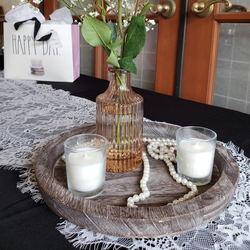 Hibate 3 Pack White Boho Lace Table Runner Embroidered Dresser Runners for Party Wedding Decor Bridal Shower Decorations (14" W x 120" L) - Image 5
