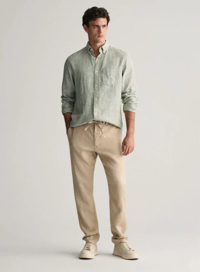 GANT Gant Relaxed Fit Linen Drawstring Pants