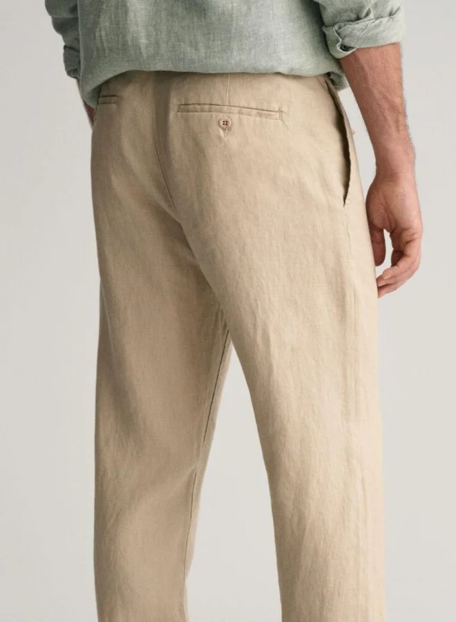 GANT Gant Relaxed Fit Linen Drawstring Pants