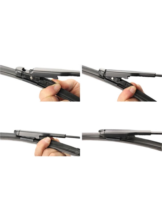 AOLIN Bmw 3 Series/Gt Windshield Wipers For 2010 Models, Bmw 3 Series Wiper Blades Original Size - Image 2