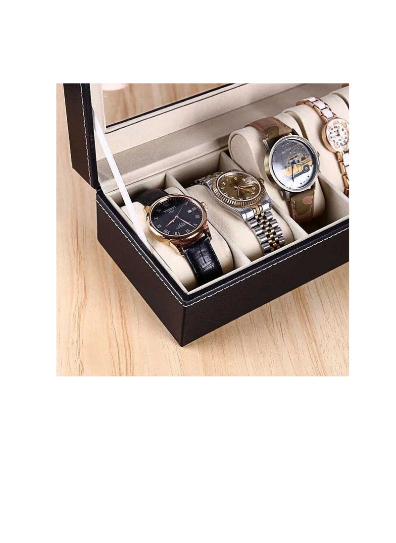 Generic - Men's Watch Organizer For 6 Watches - Image 1