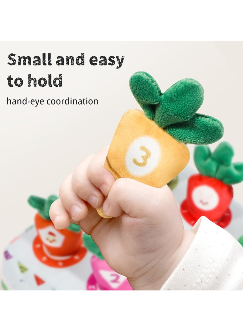 YelaJoy Montessori Baby Tissue Box Toy for 6-12 Months – Sensory Busy Board Toy for Toddlers, Stacking Toys with Scarves, Crinkle Paper – Gifts for 1 Year Old Boys Girls - Image 4