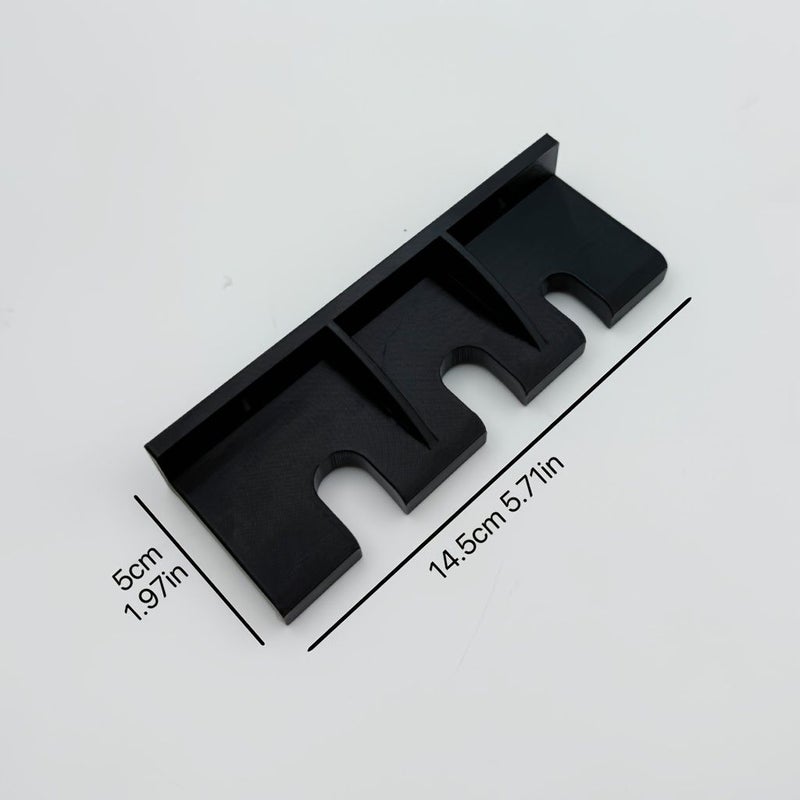 Black Ratcheting Wrench Storage Rack Wall Mounted Holder Tool Organizer Easy Access And Setup Utility Shelves - Image 3