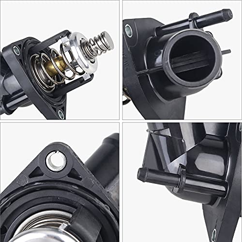 WMPHE Engine Coolant Thermostat Housing Assembly Replacement for 15-11125 902-2090 Chevy Silverado Suburban Tahoe Corvette, GMC Sierra Yukon and Cadillac Escalade 2014-2020 - Image 3