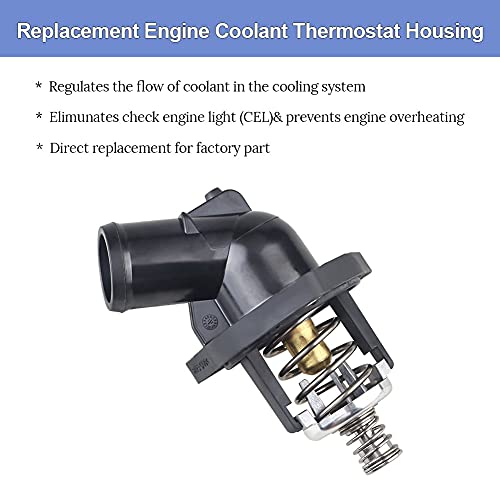 WMPHE Engine Coolant Thermostat Housing Assembly Replacement for 15-11125 902-2090 Chevy Silverado Suburban Tahoe Corvette, GMC Sierra Yukon and Cadillac Escalade 2014-2020 - Image 4
