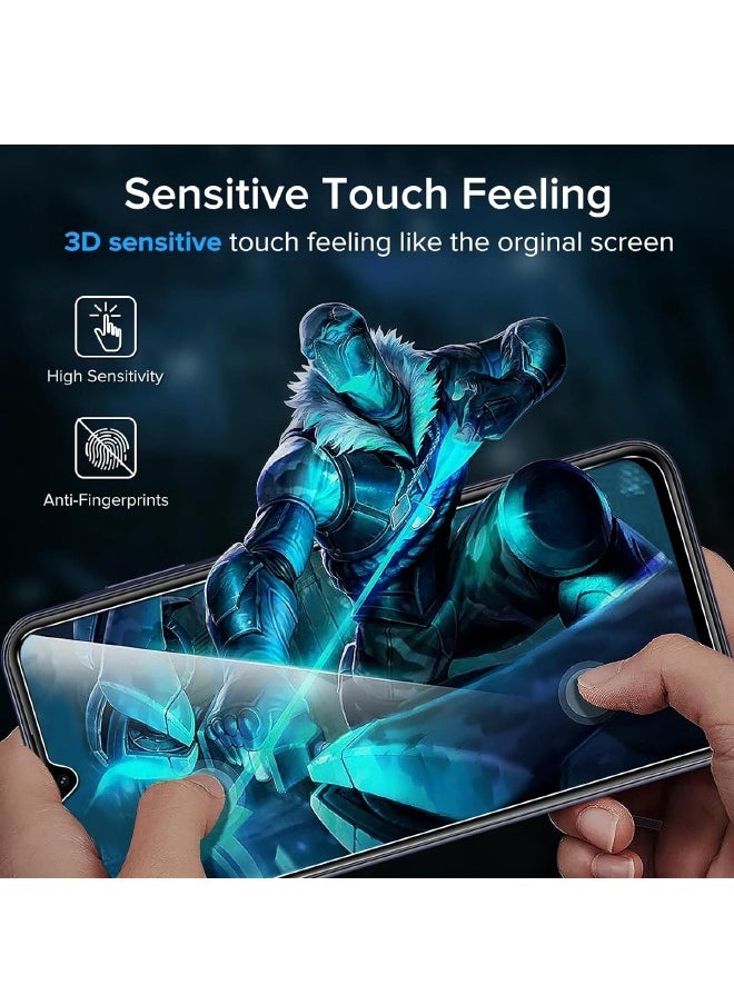 Glass 2 Pack Samsung Galaxy A15 5G Screen Protector + 2 Pack Clear Camera Lens Protector, 9H Hardness, Upgraded HD Tempered Glass, Touch Sensitive, Bubble Free, Case Friendly (Boxed, 2+2 Pack)  - Image 3