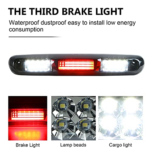 Tresound LED Third 3rd Brake Light for 2007-2013 Chevy Silverado GMC Sierra 1500 2500 3500 HD Classic, Rear Cargo Lamp High Mount Stop light - Image 3