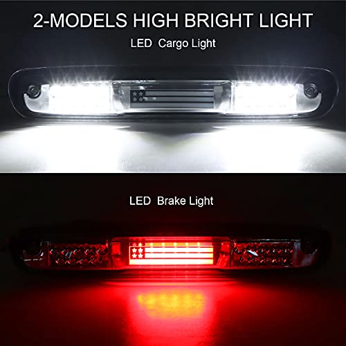 Tresound LED Third 3rd Brake Light for 2007-2013 Chevy Silverado GMC Sierra 1500 2500 3500 HD Classic, Rear Cargo Lamp High Mount Stop light - Image 2