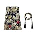 Suvnie Car Shift Boot Cover Stitch Ancient Japanese Antiquity Element Shift Knob Boot Japanese Style Shifter Shift Knob Dust Cover Universal Car Accessories Koi Black - Image 2