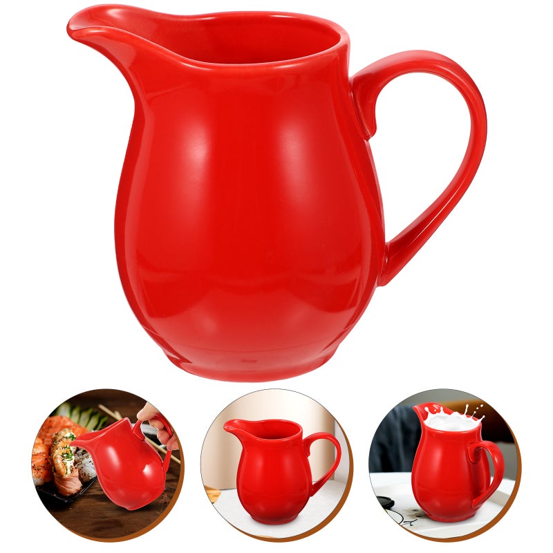 Dipping Sauce Cup Sauce Dispenser Gravy Boat with Saucer Latte Cup for Restaurant - Image 1