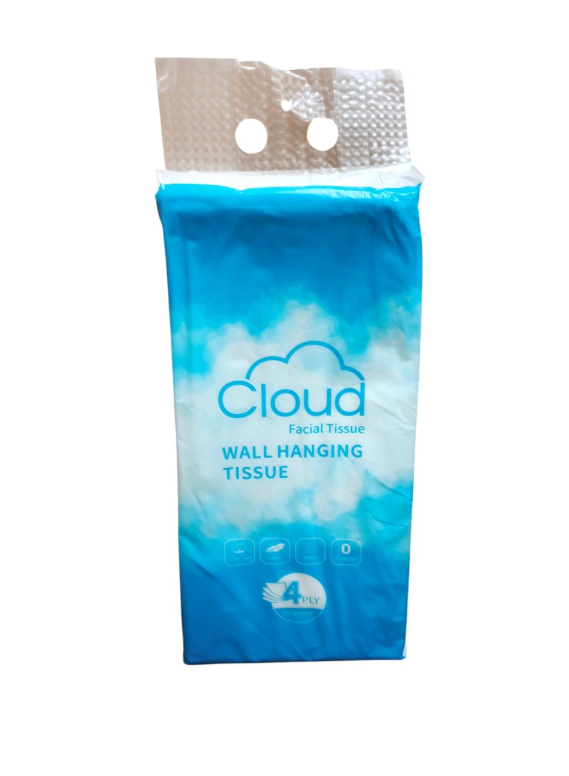 كلاود عبوة مناديل معلقة على الحائط مكونة من 4 طبقات تحتوي على 1200 منديل - Image 3