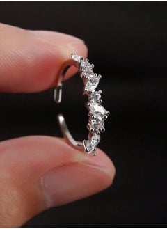 925 Sterling Silver Charms Luxurious And Delicate Silver Ring Made With High Quality And Precision From 925 Sterling Silver Studded With Small Crystal Stones To Give A Wonderful Look To The Princess Who Deserves It  - Image 2