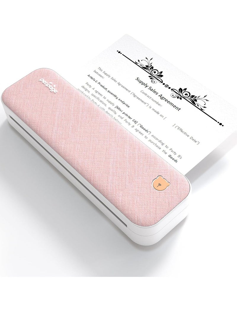 PeriPage - PeriPage A40 Thermal Portable A4 Printer, Wireless Inkless Bluetooth Mobile Travel Printer, Compatible with Android and iOS, Prints Documents - Image 1
