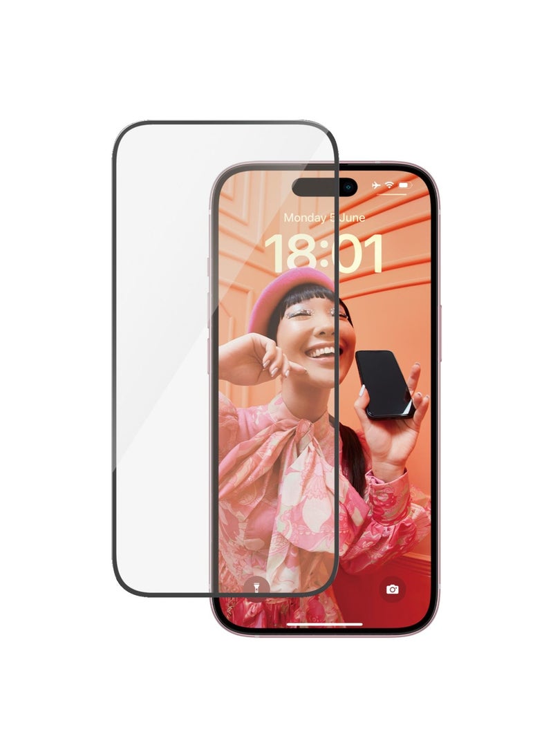 بانزرجلاس بانزر جلاس حماية شاشة ايفون 15 شفاف - Image 1