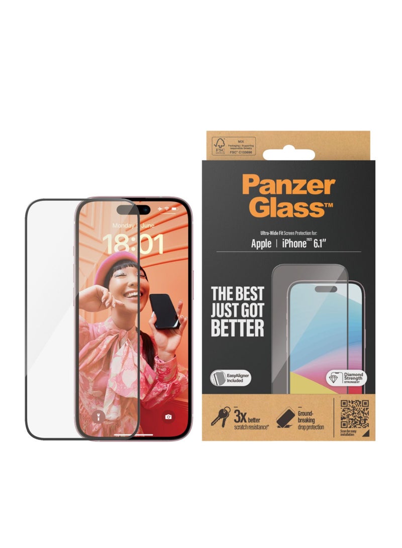 بانزرجلاس بانزر جلاس حماية شاشة ايفون 15 شفاف - Image 2