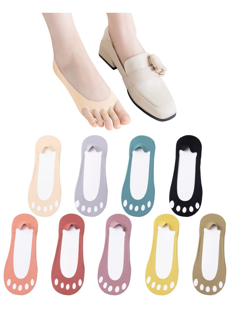 SYOSI No Show Socks for Women Open Toe Socks Breathable Split Toe 5 Finger Socks Invisible Socks for Women Summer 9Pairs - Image 1