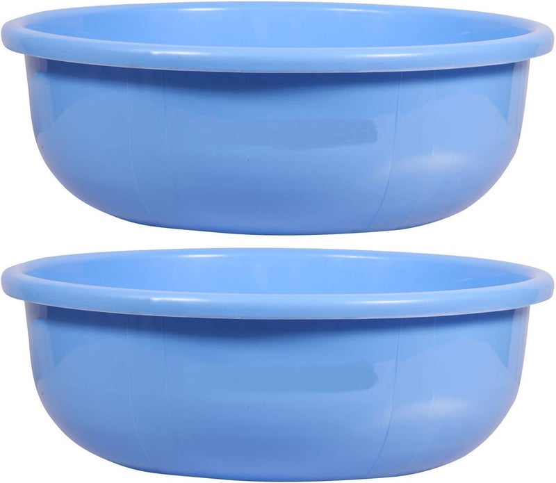 BHARAT SALES Bharat Sales Plastic Ghamela Blue Pack of 2  - Image 2