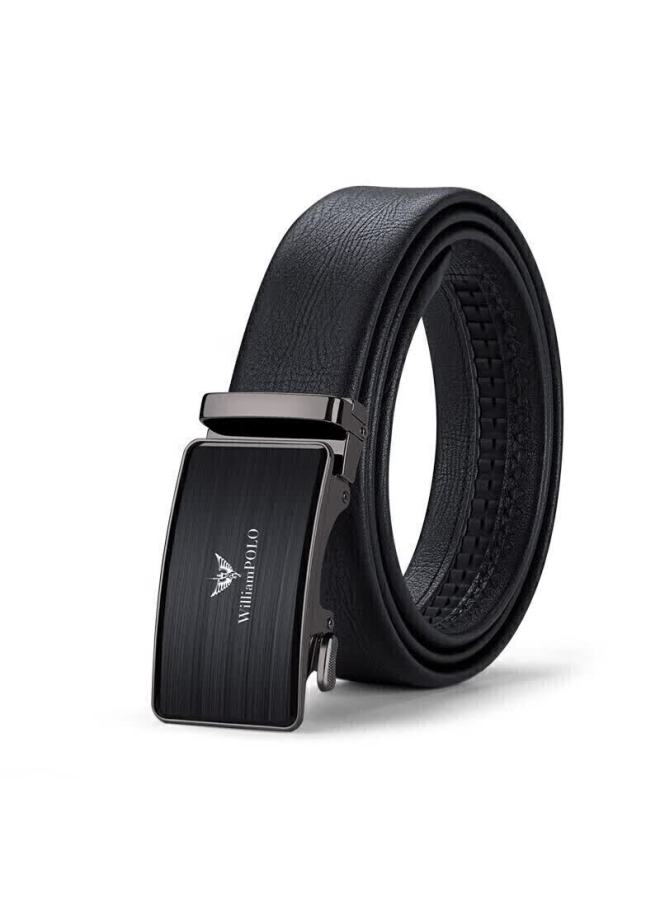 Williampolo Men's Automatic Buckle Belt Gift Box, Top-grain Leather Trouser Belt, Valentine's Day Gift For Boyfriend - Image 5
