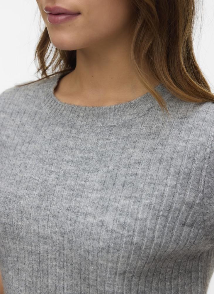 VERO MODA Vmsally Crew-Neck Pullover Sweater - Image 4