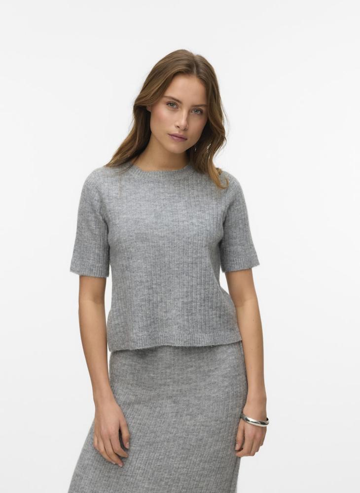 VERO MODA Vmsally Crew-Neck Pullover Sweater - Image 3