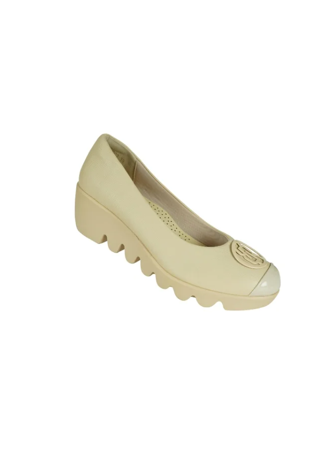 ميشيل مورجان 092-2569 Michelle Morgan Ladies Wedge Shoes 219RJB02 Nude