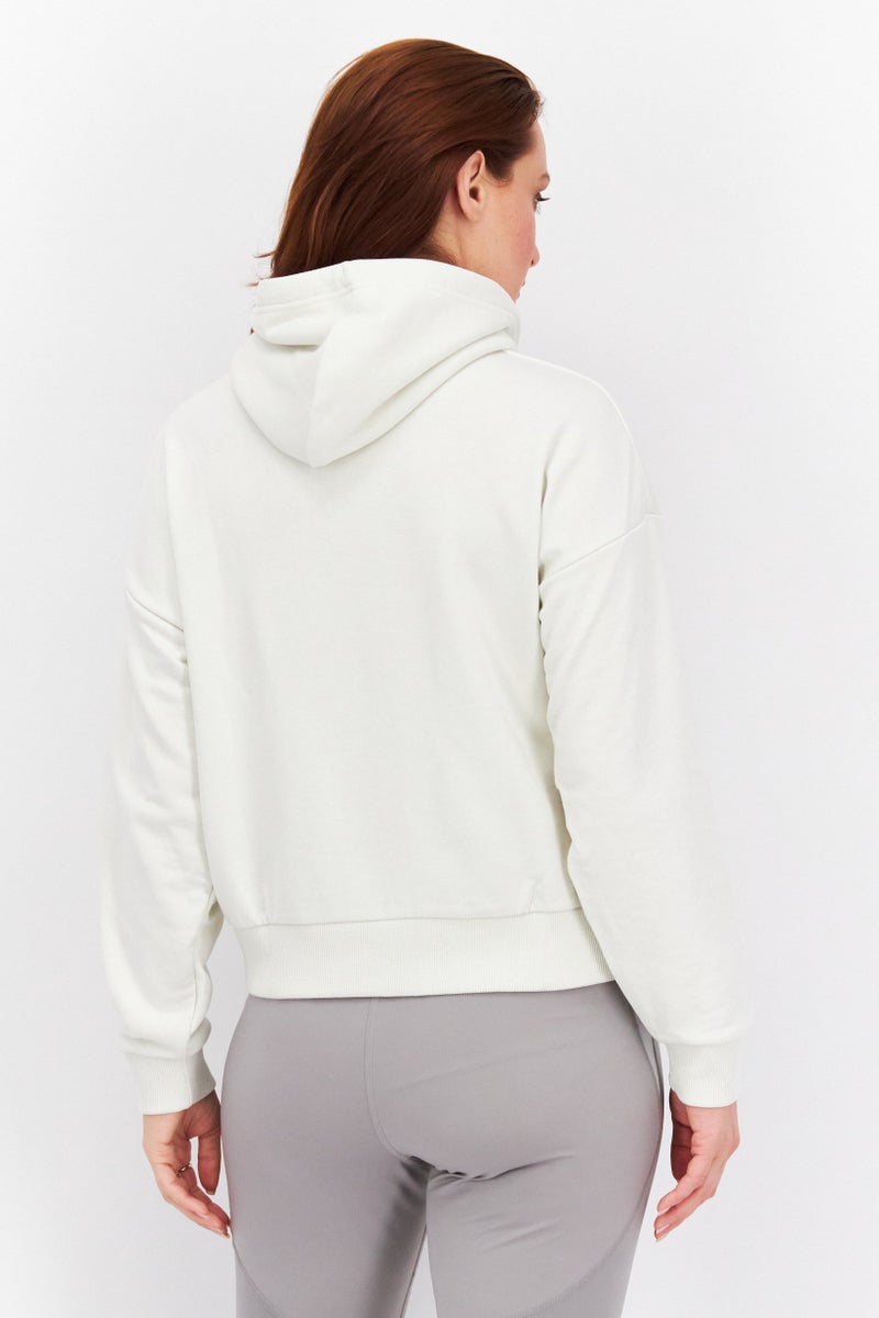PUMA Women Sportswear Fit Brand Logo Sweatshirts, Half White - Image 3