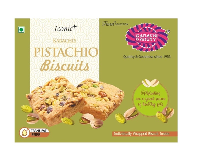 Karachi Bakery بسكويت الفستق من مخبز كراتشي، 400 جرام - Image 1