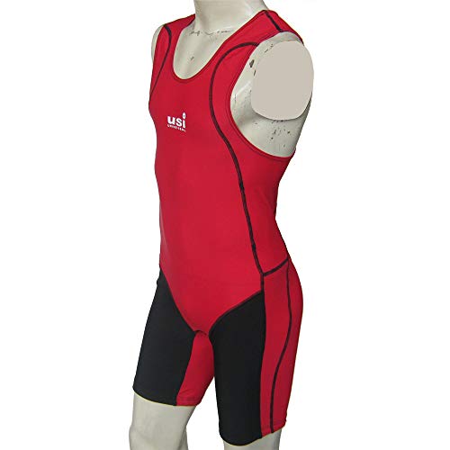 USI UNIVERSAL WEIGHT LIFTER SUIT FOR MENS (419WTM) (Red, XL) - Image 4