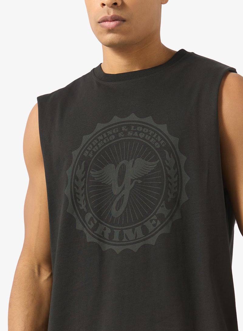 Grimey Chief Watcher Sleeveless T-Shirt - Image 3