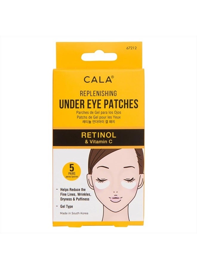 CALA UNDER EYE PATCHES: RETINOL & VITAMIN C (5/PK)