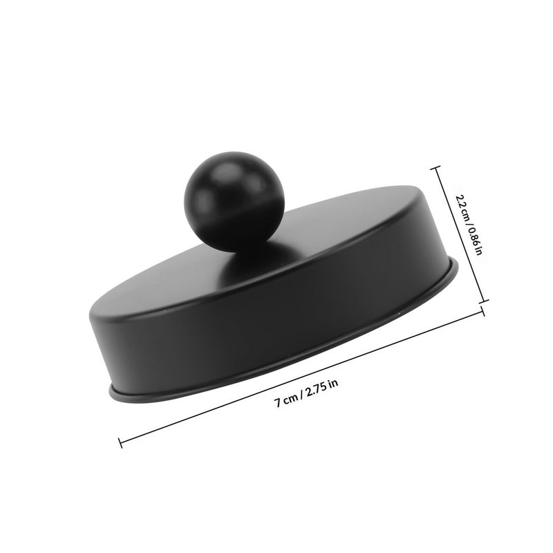 70mm Stainless Steel Airtight Sealing Jar Lid for 6.5cm Apothecary Containers - Image 3