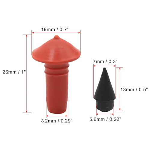 VideoPUP Tire Repair Kit, Tire Plug Kit Heavy Duty Professional, Deluxe Tubeless Tire Plugger Repair Kit with Mushroom Plug for Motorcycle, Truck, ARB, ATV, Tractor, RV, SUV, Trailer - Image 2