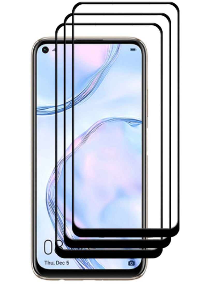 ACLIX 3 Pieces Antistatic ESD Dustproof Premium Quality High Definition Tempered Glass Screen Protector Designed For Huawei nova 7i - Image 1