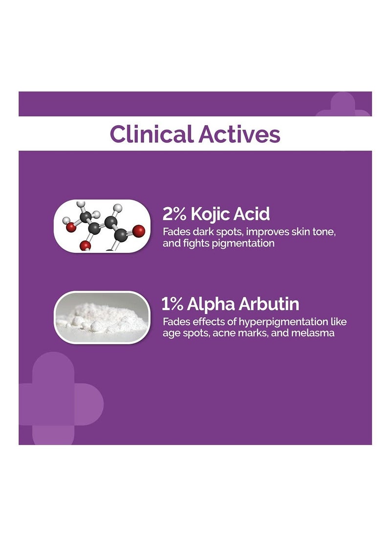 THE derma Co - 2% Kojic Acid Face Serum With 1% Alpha Arbutin & Niacinamide For Dark Spots & Pigmentation 30ml - Image 1