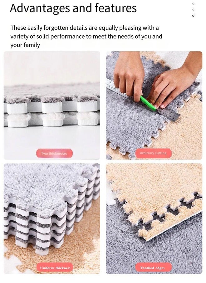 JSAITOYS 10 Piece Set Play Mats Foam Kids Rug Puzzle Mat Floor Playmat  - Image 4
