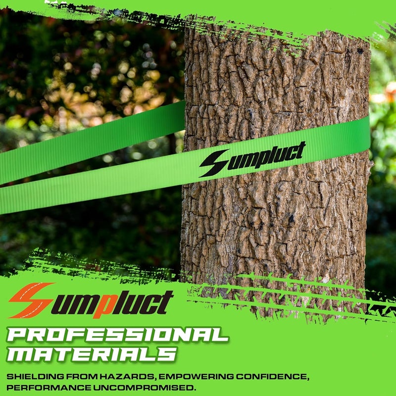 sumpluct Recovery Tow Strap 2in X 20ft Heavy Duty 20,000 lbs Break Strength, Use for Emergency Towing Rope, Tree Saver, Winch Extension, Triple Reinforced Loops, Protective Sleeves,Car Accessories Green - Image 3