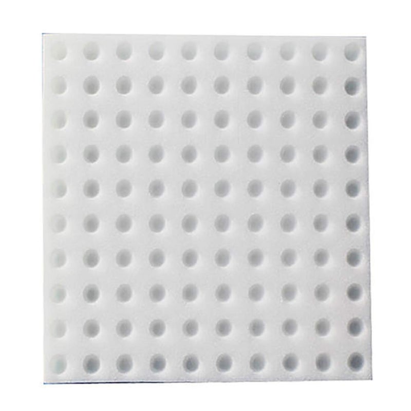 Juhao Juhao 100Pcs Hydroponic Sponge Planting Gardening Tool Square Seedling Sponges for Greenhouse Hydroponic Sponge for Small Bud Growth or Grow Seedlings 