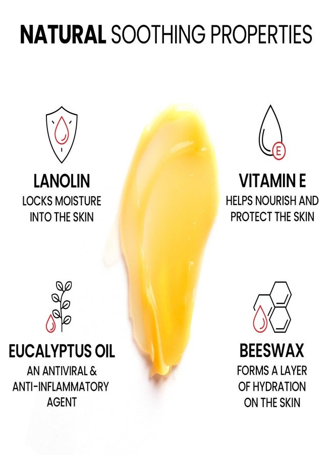 Dr Hess مرهم حلمات د. هيس الأصلي 1893، مرطب مغذي للجسم لجميع الأغراض لعلاج البشرة الجافة والمتهيجة، الكعوب المتشققة، الطفح الجلدي، والتسلخات مع اللانولين، شمع العسل، وزيت الأوكاليبتوس، 1.4 أونصة - Image 4