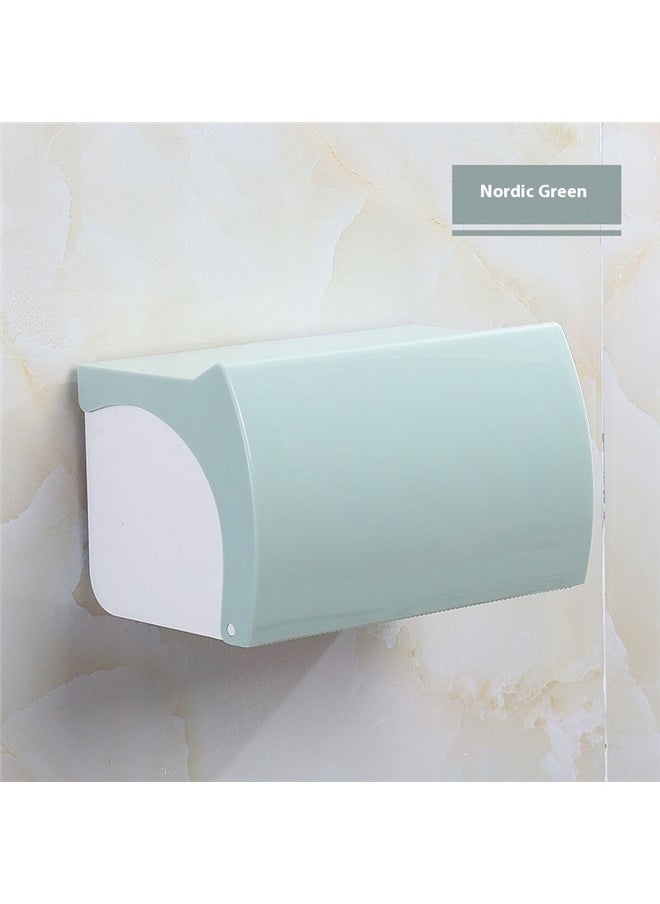yongsheng Wall Mounted Toilet Paper Dispenser，Tissue Box Lid Holder, Wall-Mounted Paper Roll Holder,  Holder for Kitchen, Toilet, Washroom and Utility Room  - Image 2