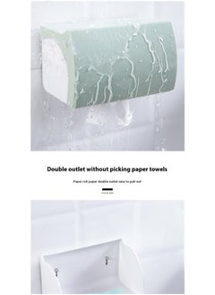 yongsheng Wall Mounted Toilet Paper Dispenser，Tissue Box Lid Holder, Wall-Mounted Paper Roll Holder,  Holder for Kitchen, Toilet, Washroom and Utility Room  - Image 3