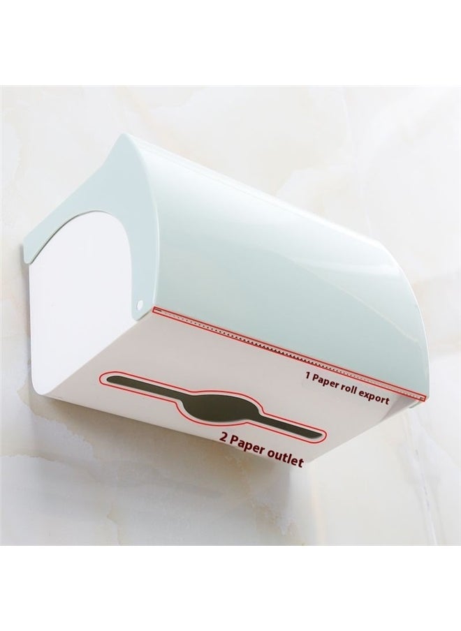 yongsheng Wall Mounted Toilet Paper Dispenser，Tissue Box Lid Holder, Wall-Mounted Paper Roll Holder,  Holder for Kitchen, Toilet, Washroom and Utility Room  - Image 4