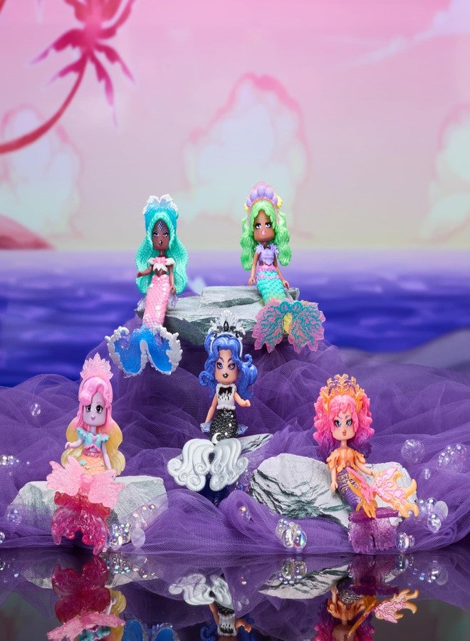 Royale High 3” Dark Mystic Mermaid Fashion Doll - 1 Figure with 9 Fashion Accessories - Virtual Item Code Included - Series 3 - Ages 5+ - Image 5