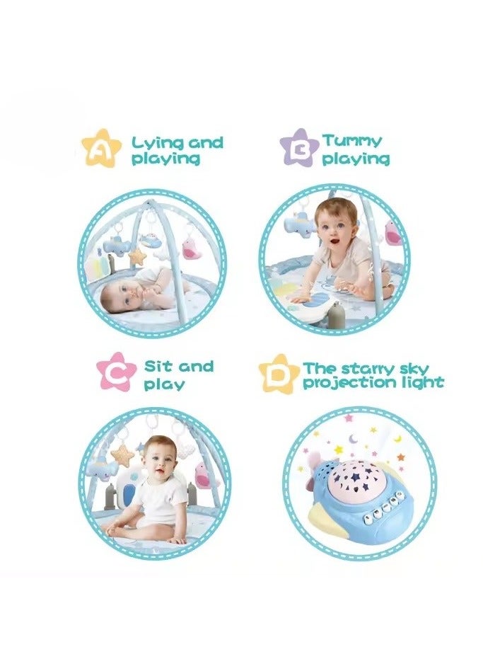 bellanina Kick-and-Play Piano Play Mat with Remote, Light Projector, and Music for Babies - Image 3