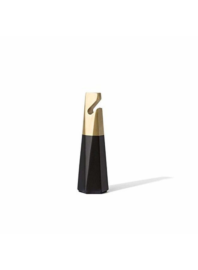 RBT Stainless Steel Bottle Opener (Black/Brass) - Image 1
