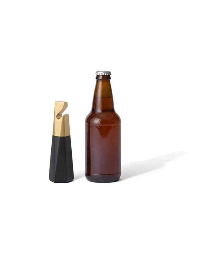 RBT Stainless Steel Bottle Opener (Black/Brass) - Image 3