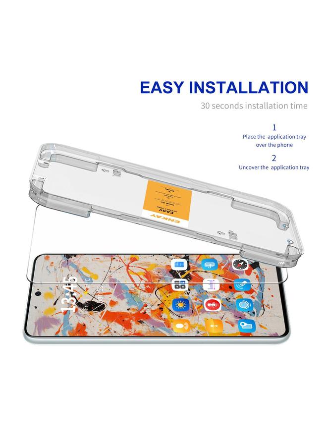 ENKAY Case For Honor Magic7 Easy Install 0.18mm High Alumina Silicon Full Glass Film, Support Ultrasonic Unlock - Image 2
