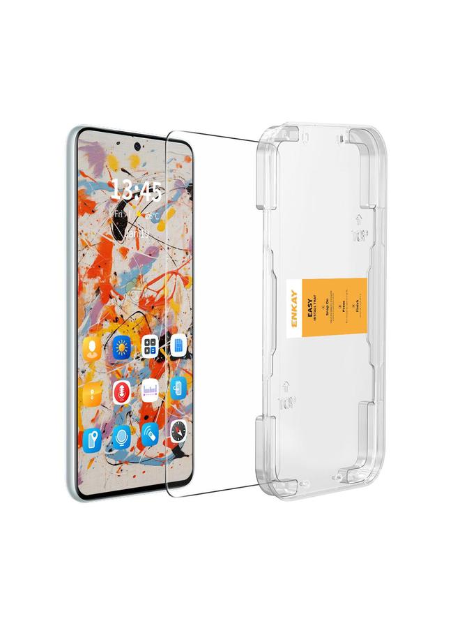 ENKAY Case For Honor Magic7 Easy Install 0.18mm High Alumina Silicon Full Glass Film, Support Ultrasonic Unlock - Image 1